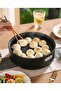 Electric Cookware Korean Style Non Stick Multi Use Deep Barbecue Pan Maker With Glass Lid - 7