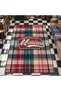 Auraplus Embroidered Plaid Patterned Woven Base Decorative Carpet Auraplus70 - 2