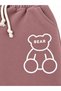 Girl-Boy Teddy Bear Printed 3-Strand Basic Tracksuit Set Without Zipper W0125 - 4