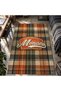 Auraplus Embroidered Plaid Patterned Woven Base Decorative Carpet Auraplus69 - 2