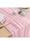 Cheesecloth Table Runner 90x400 cm (13FT) Boho Rustic Wedding Decor - Natural Gauze Tablecloth for B - 2