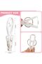 60 Pack Laundry Hooks with Rope, Non-Slip Clips, Strong Grip, Multi-Purpose for Baby Clothes - 2