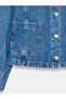 65399 Lyocell Blended Denim Jacket-Blue - 8
