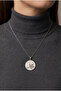Double Sided Allah Muhammad Written Stainless Steel Round Plate Pendant Eck80 - 4