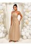 Rochie maxi, bej - 5