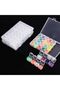 3 Pack Diamond Art Painting Storage Organizer Box, 28 Grids Plastic Bead Container, Clear Rhinestone