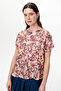 Low Sleeve Satin Surface Regular Blouse
