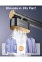 Dual Voltage Travel Clothes Steamer 100-220V, SC-001 | 15s Fast Heat Up; 2-in-1 Steamer & Iron; Large Ceramic Panel; Global Travel Use - 4