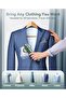 Dual Voltage Handheld Garment Steamer 100-220V, SC-001 | 15s Fast Heat Up; 2-in-1 Steamer & Iron; Large Ceramic Panel; Global Travel Use - 5