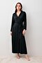 Long Sleeve Soft Textured Flexible Viscose Dressing Gown - 2