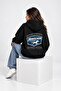 Unisex Women's and Men's Nothing Stronger Design Text Printed Oversize 3 Thread Hooded Sweatshirt - 4