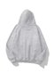 Unisex 3 Thread Cotton Gray Xholyx Print Loose Fit Sweatshirt Hoodie - 2