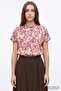 Low Sleeve Satin Surface Regular Blouse - 8