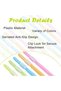20pcs Multi-Color Plastic Loose Leaf Binder Clips, Durable Paper Fasteners for Document Binding, Org - 3