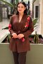 Colorful Floral Embroidered Knitwear Cardigan - 2