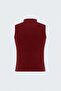 Zero Sleeve Bearded Knitwear Blouse - Red - 4