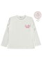 Ballet Team Printed Sweatshirt for Ages 6-9 - Ecru