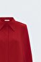 Stripe Patterned Shirt - Red - 3