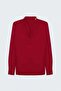 Degaje Collar Blouse - Red - 2