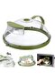 2-in-1 Microwave Steamer & Splash Protector Cover, Clear Microwave Splatter Lid with Handle