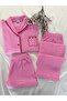 3-Piece Pink Ultra Luxury Long Sleeve Wraps