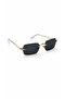 Ares Set of 2 56 Ekartman Men's Unisex Uv400 Protected Square Rectangular Metal Sunglasses - 5