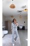 Gray Zippered Ribbed Top and Bottom Set - 4