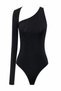 Dekolteli Tek Kol Bodysuit