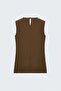 Patterned Degaje Collar Blouse - Brown - 5