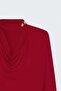 Degaje Collar Blouse - Red - 3