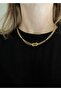 Steel Bullets Nodded Necklace 40 cm