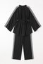 Stripe Detailed Suit 202703 - Black - 5