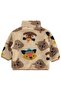 Baby Zippered Cardigan for 6-18 Months - Beige - 2
