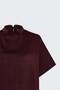 Bat Sleeve Blouse - Burgundy - 3