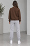 Women's Winter Sweatshirt 2 Thread Seasonal Tracksuit Set Relaxed Fit Jogger Loved Fiyonk Bski - 2