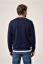Crew Neck Regular Fit Cotton Warm Basic Sweatshirt - 5