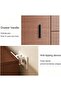 Modern Book Shelf with Storage, Tall Bookshelf with 2 Doors, Modern Bookcase with 7 Open Cubes, Wooden Bookshelf for Home and Office, Living Room, Study, Light Walnut (71.26×24.41×9.45 inches) - 8