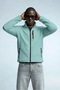 Men's Zippered Stand Collar Loose Fleece Jacket - 3