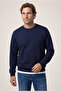 Crew Neck Regular Fit Cotton Warm Basic Sweatshirt - 2