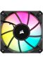 iCUE AF120 RGB ELITE 120mm PWM Fan - Eight RGB LEDs - AirGuide Technology - Fluid Dynamic Bearing - Zero RPM Fan Mode - iCUE Software Compatible - Black - 7