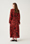 Leather belted embroidered dress - 2