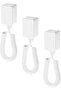 3pcs Remote Control Retractable Tether with Self Adhesive Hook Multipurpose Cellphone and Ta