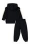 Boy's Tracksuit Set |   Pike Long Sleeve Judge Collar |   School Nursery and Daily Use - Black - 3