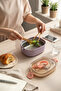 Bento 600ml Stainless Steel Lunchbox - Purple - 3