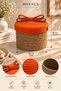 Christmas Wicker Rope Decorative 20X26 Lid Wicker Rope Basket Weave Rope Basket Organizer Storage Box Home Office Kitchen Bathroom Bedroom Multipurpose - 4