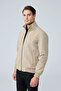 Men's Special Design Fabric Coat Jacket Beige 4345Dngr - 6