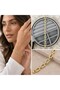 💎   Premium Shiny and Stylish Zircon Stone Rectangular Ring Gold Color 316L Women's Bracelet (20cm)
