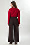 Pensli Wide Leg Trousers Brown - 3
