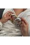 New Season 4-Piece Flexible Zr Brand Model 2 Gold 2 Silver Bracelet Set/Steel Look Light Elastic Multi-Bracelet-Bracelet Set - 4