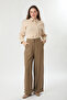 Double Leg Polyviscon Trousers Mink